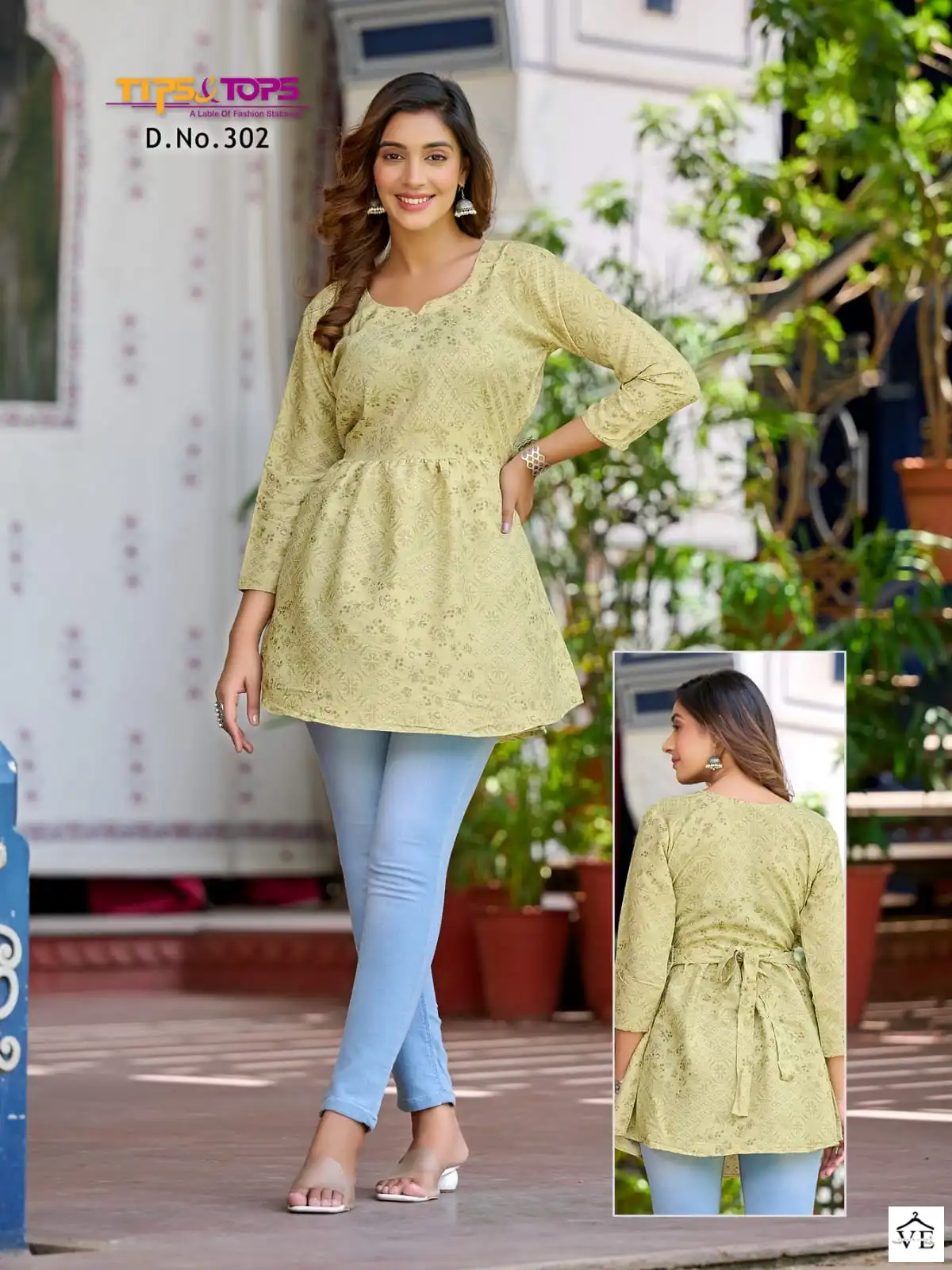 Tips & Tops Victoria Vol 3 Heavy Rayon Wholesale Kurtis Catalog — Wholesale Kurtis, MPA wholesale from Surat - Gallery Image 6