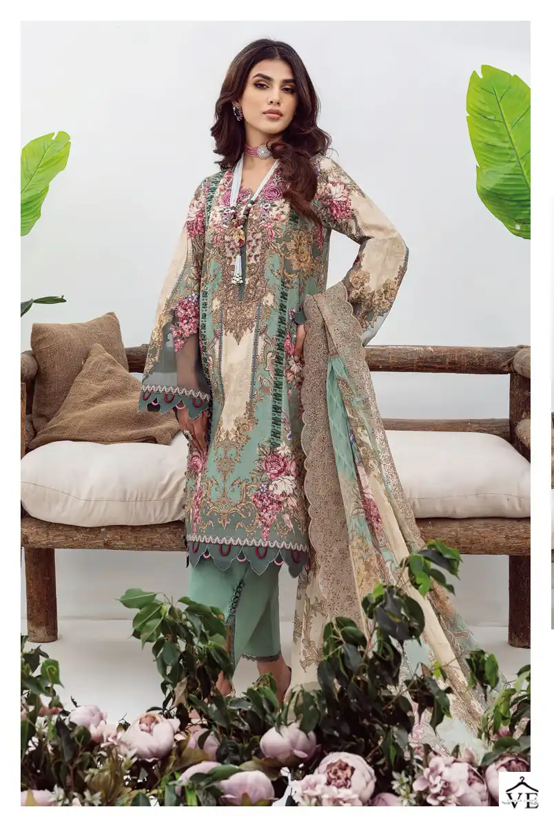 Shraddha Vintage Vol 10 Lawn Cotton Wholesale Pakistani Salwar Suit Catalog — Wholesale Salwar Suits, MPA wholesale from Surat - Gallery Image 3