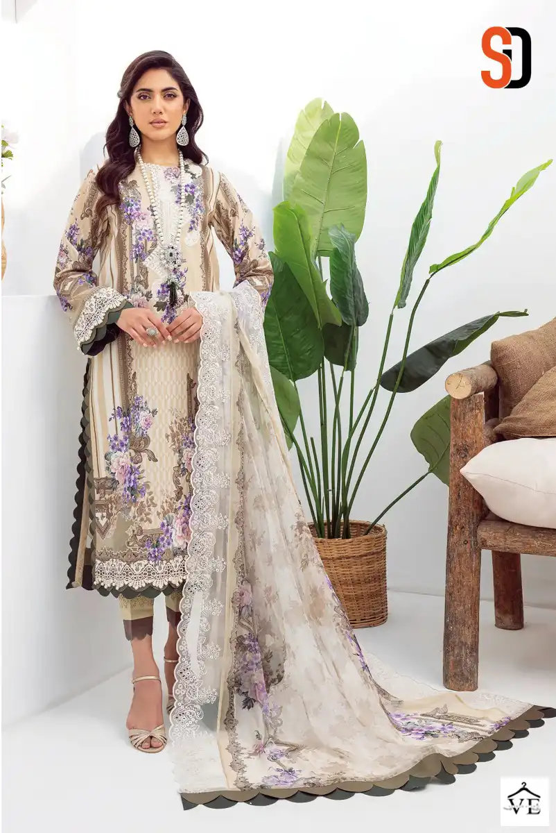 Shraddha Vintage Vol 10 Lawn Cotton Wholesale Pakistani Salwar Suit Catalog — Wholesale Salwar Suits, MPA wholesale from Surat - Gallery Image 4