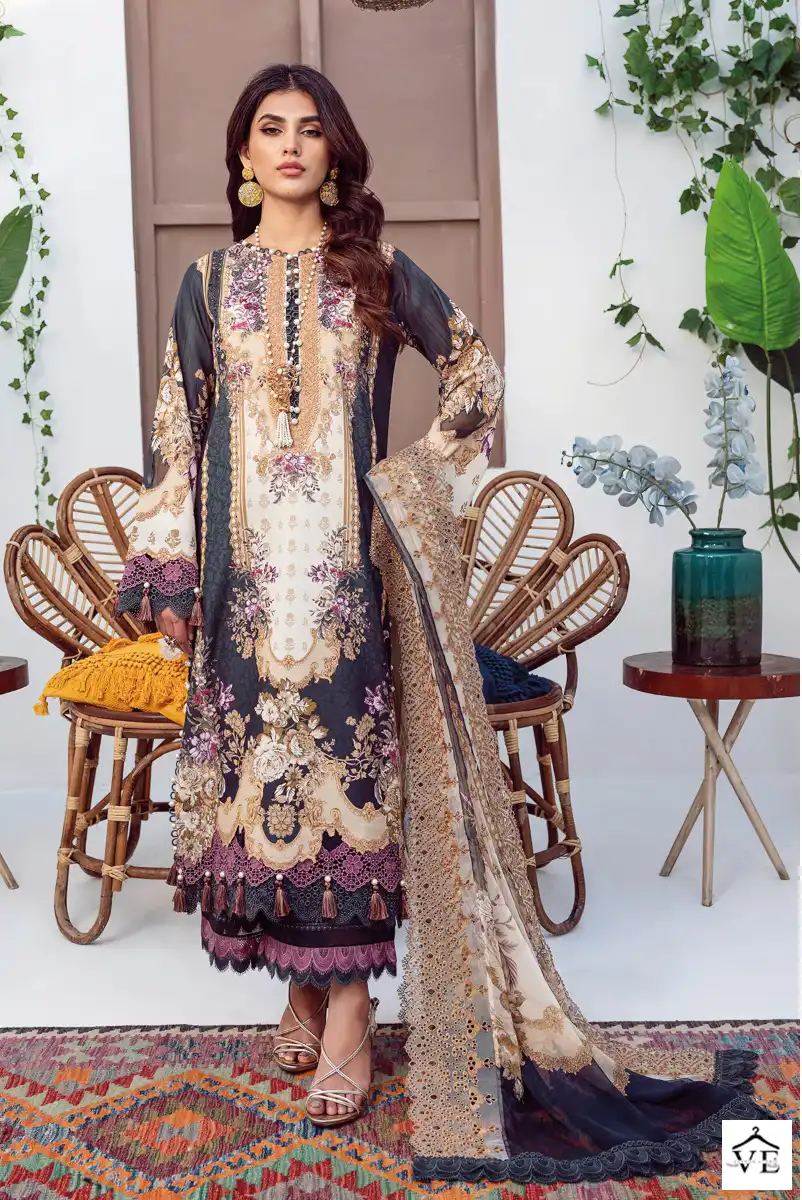 Shraddha Vintage Vol 10 Lawn Cotton Wholesale Pakistani Salwar Suit Catalog — Wholesale Salwar Suits, MPA wholesale from Surat - Gallery Image 5