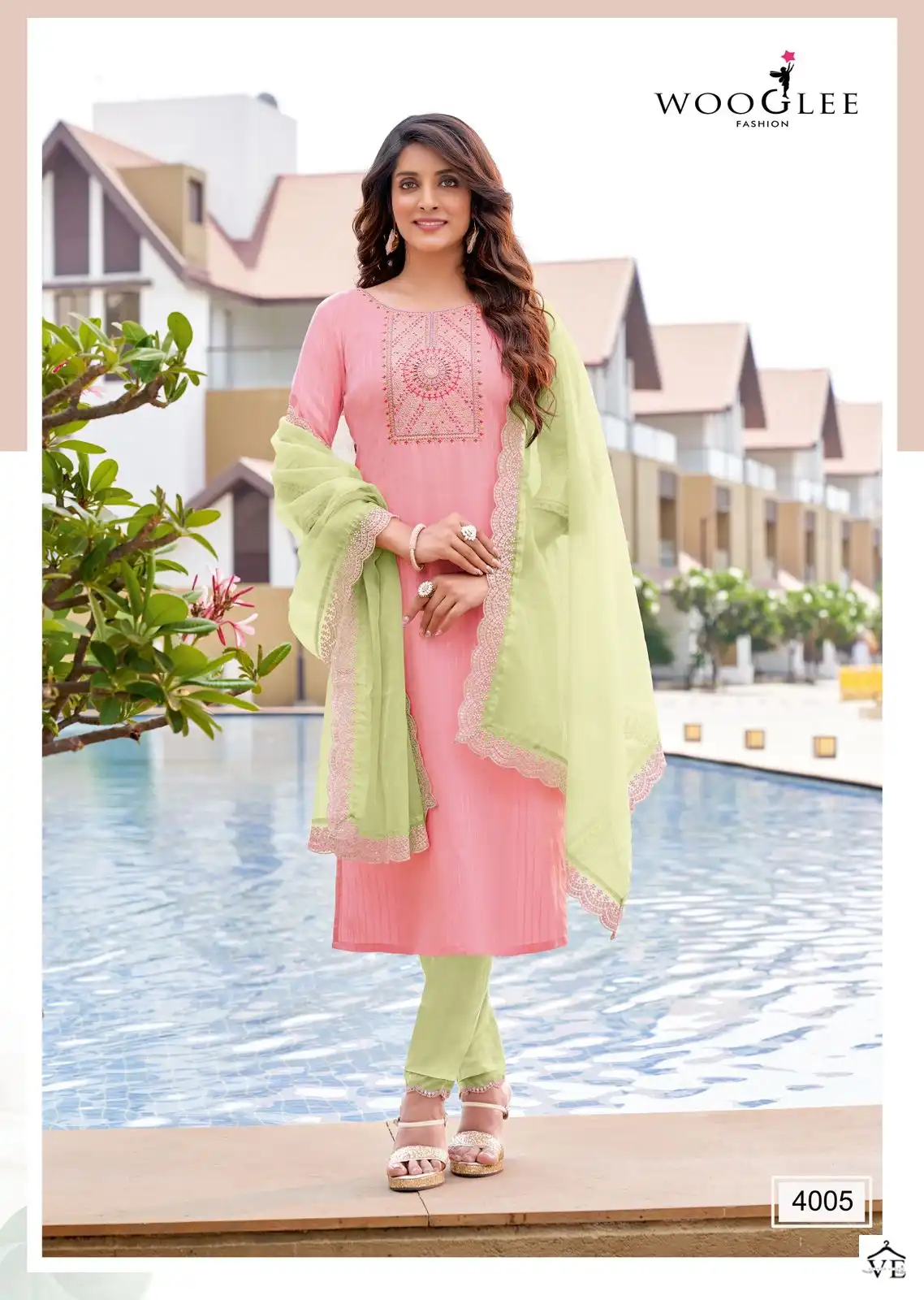 Wooglee Virangna Rayon Wholesale Readymade Salwar Suit Catalog — Wholesale Salwar Suits, MPA wholesale from Surat - Gallery Image 4