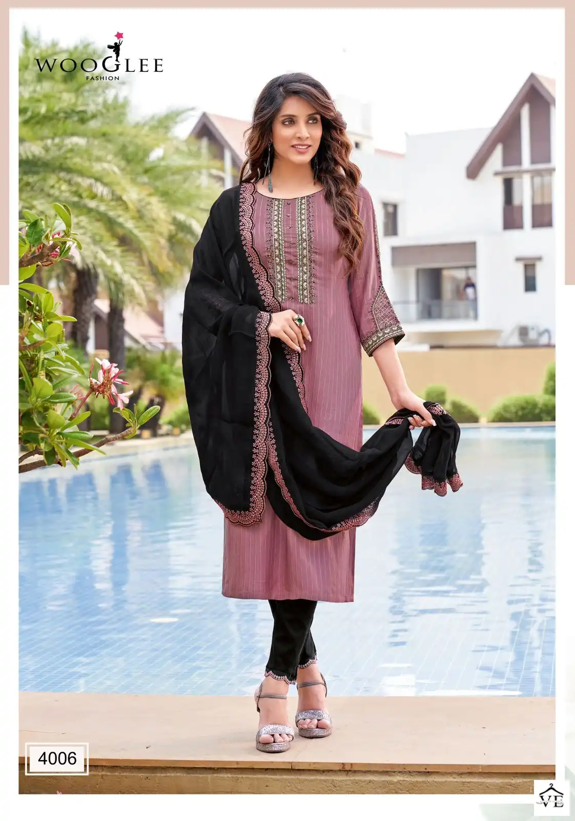 Wooglee Virangna Rayon Wholesale Readymade Salwar Suit Catalog — Wholesale Salwar Suits, MPA wholesale from Surat - Gallery Image 6