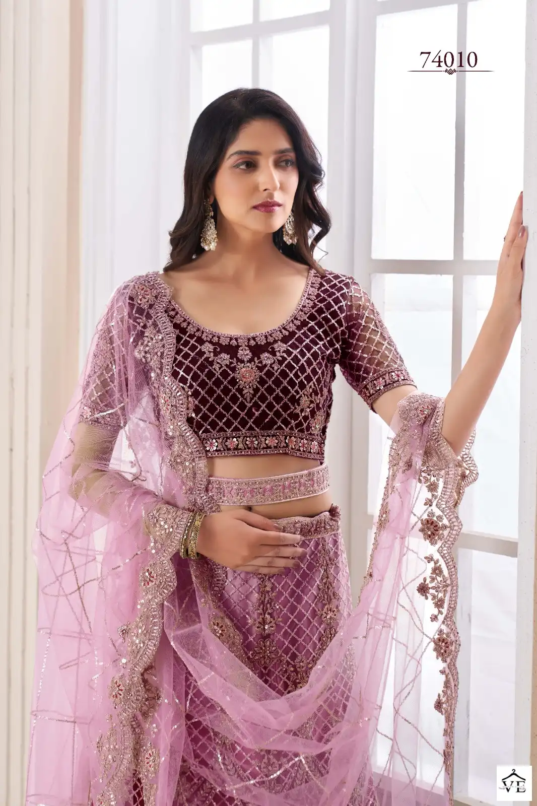 Arya Designs Volume 48 Soft Net Wholesale Lehenga Catalog — Wholesale Lehenga, MPA wholesale from Surat - Gallery Image 2