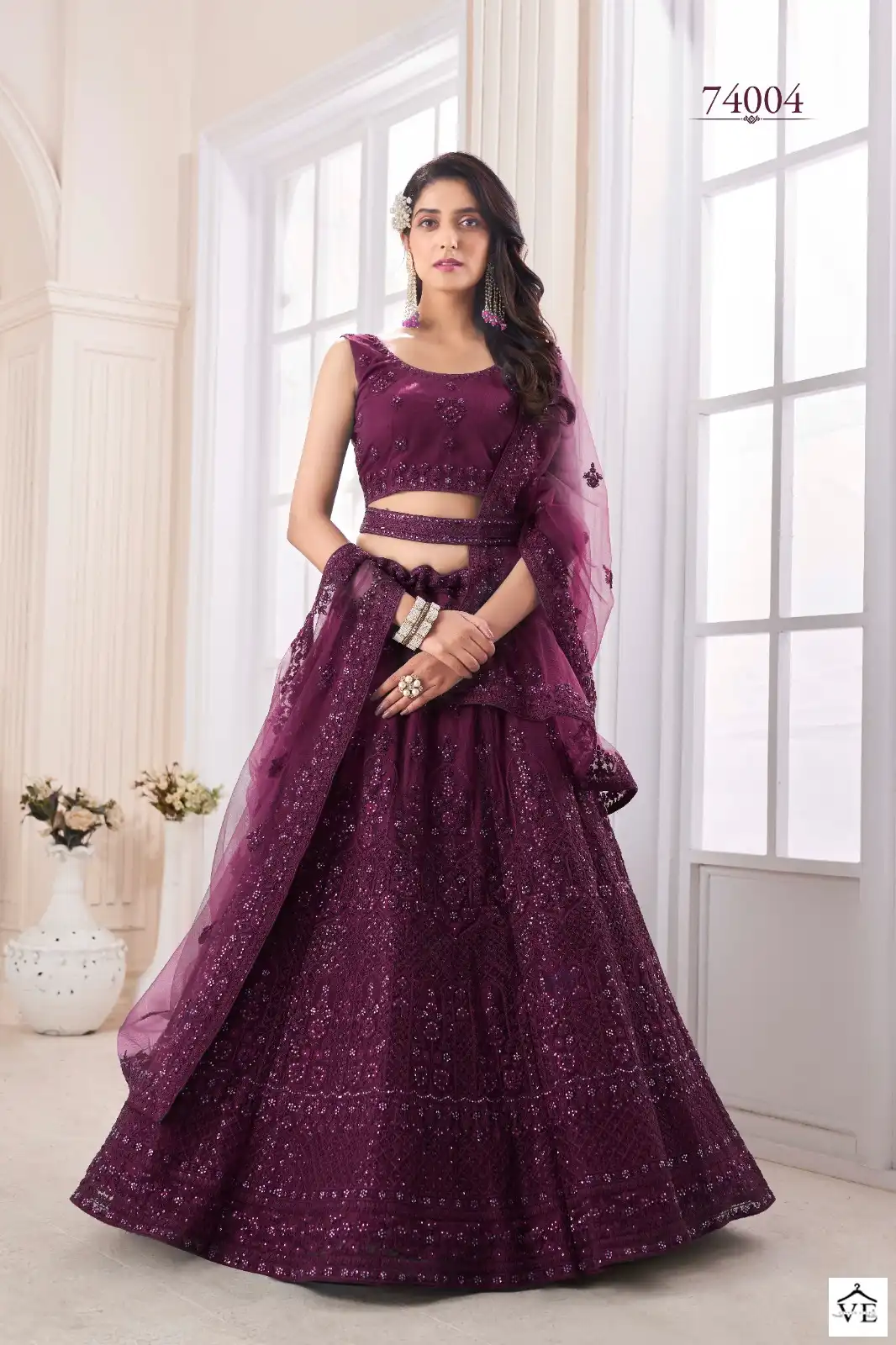 Arya Designs Volume 48 Soft Net Wholesale Lehenga Catalog — Wholesale Lehenga, MPA wholesale from Surat - Gallery Image 10