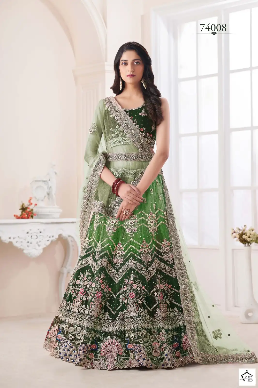 Arya Designs Volume 48 Soft Net Wholesale Lehenga Catalog — Wholesale Lehenga, MPA wholesale from Surat - Gallery Image 17