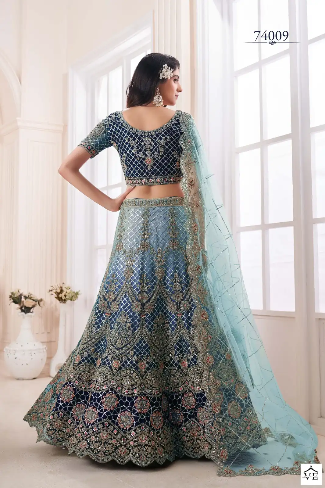 Arya Designs Volume 48 Soft Net Wholesale Lehenga Catalog — Wholesale Lehenga, MPA wholesale from Surat - Gallery Image 18