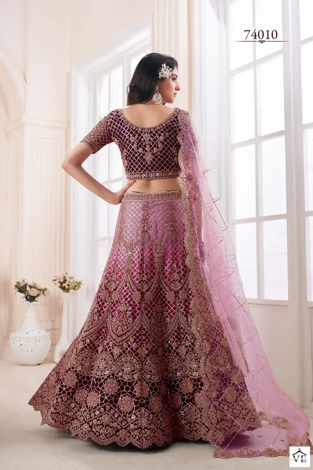 Arya Designs Volume 48 Soft Net Wholesale Lehenga Catalog — Wholesale Lehenga, MPA wholesale from Surat - Gallery Image 21