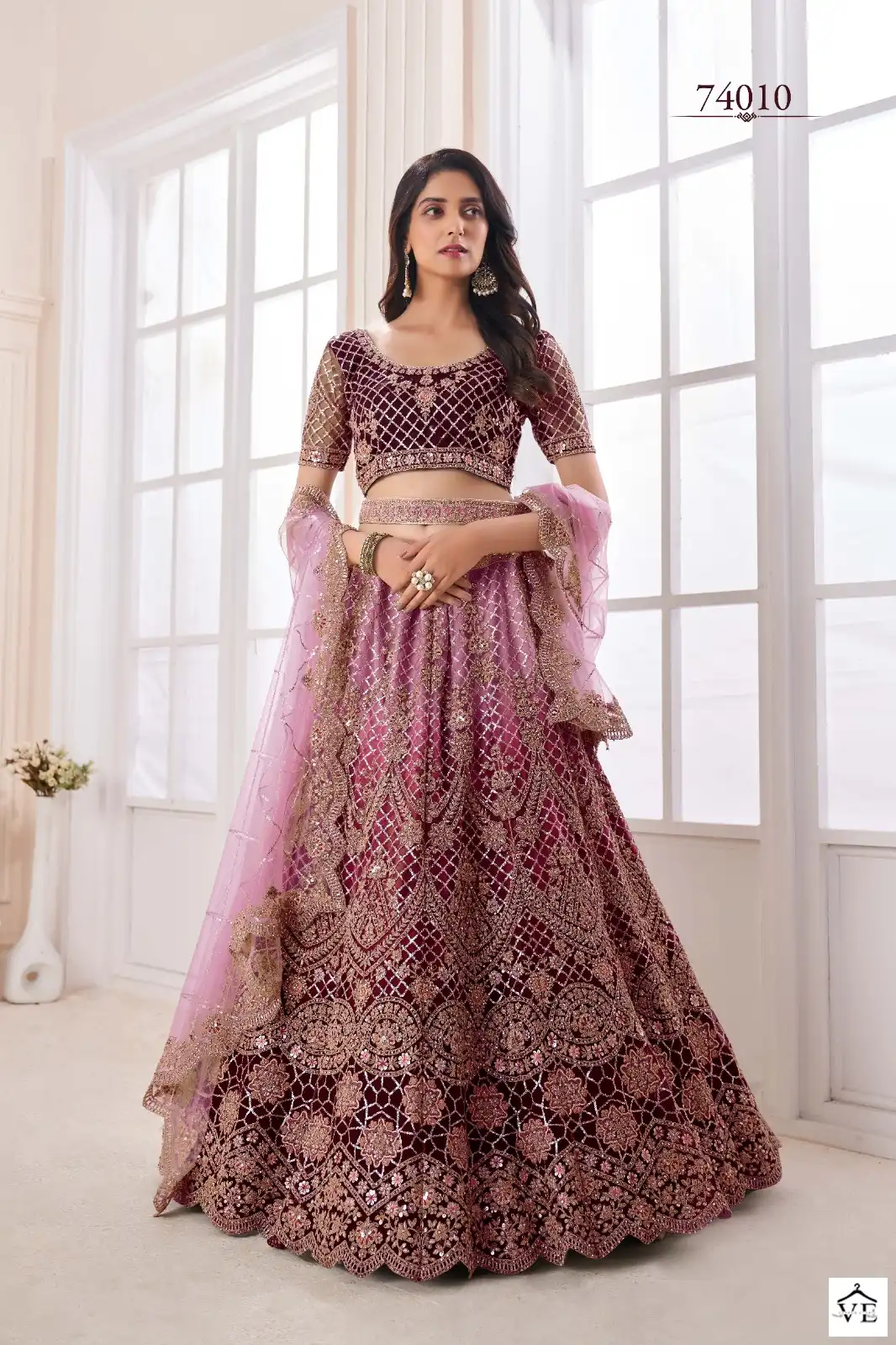 Arya Designs Volume 48 Soft Net Wholesale Lehenga Catalog — Wholesale Lehenga, MPA wholesale from Surat — view 22