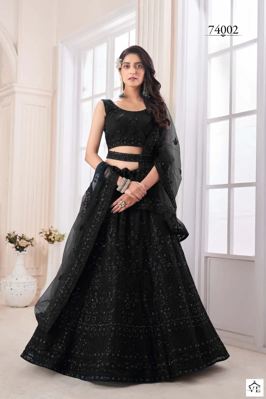 Arya Designs Volume 48 Soft Net Wholesale Lehenga Catalog — Wholesale Lehenga, MPA wholesale from Surat - Gallery Image 5