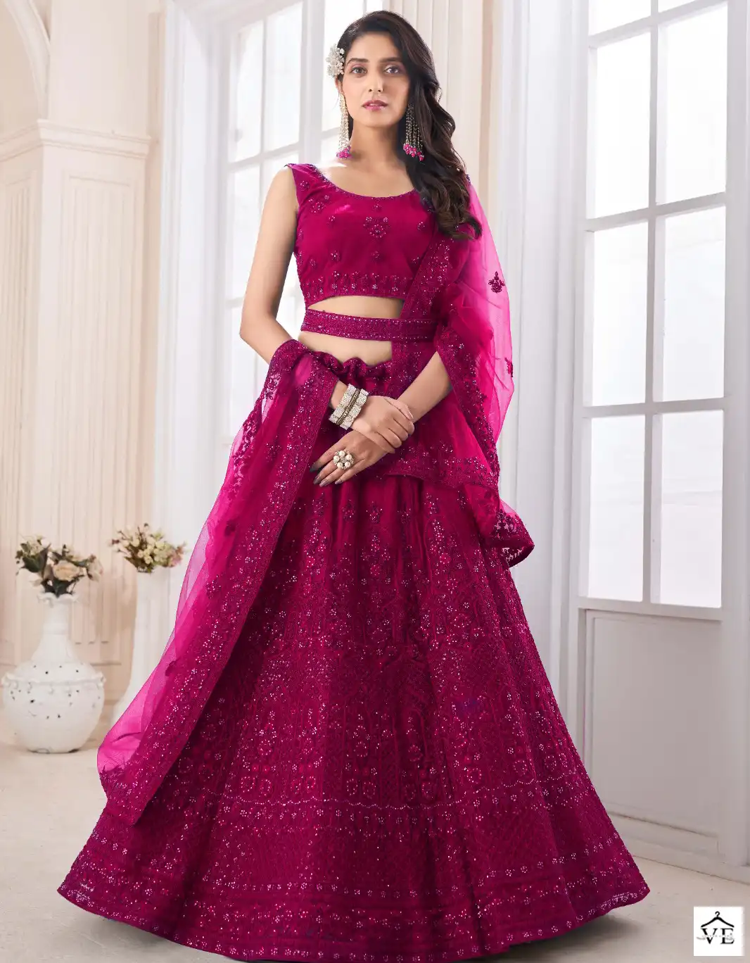 Arya Designs Volume 48 Soft Net Wholesale Lehenga Catalog — Wholesale Lehenga, MPA wholesale from Surat — view 1