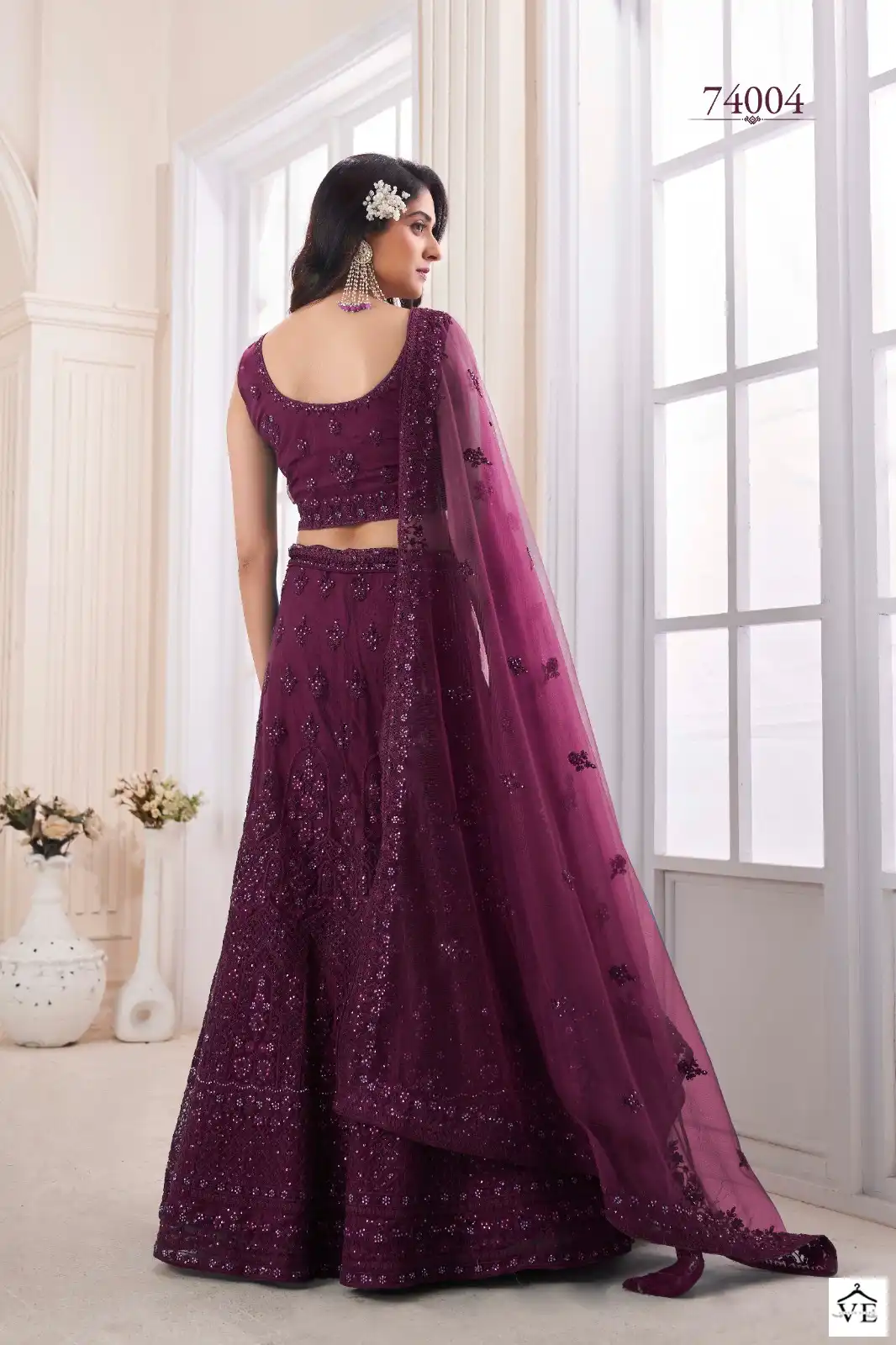 Arya Designs Volume 48 Soft Net Wholesale Lehenga Catalog — Wholesale Lehenga, MPA wholesale from Surat - Gallery Image 9