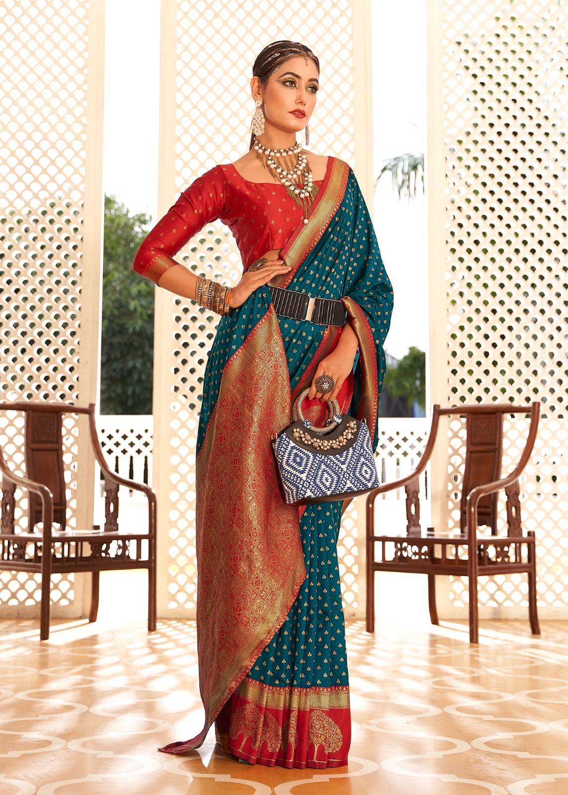 Rajpath Vrishabha Silk Soft Banarasi Paithani Wholesale Sarees Catalog — Wholesale Sarees, MPA wholesale from Surat — view 1