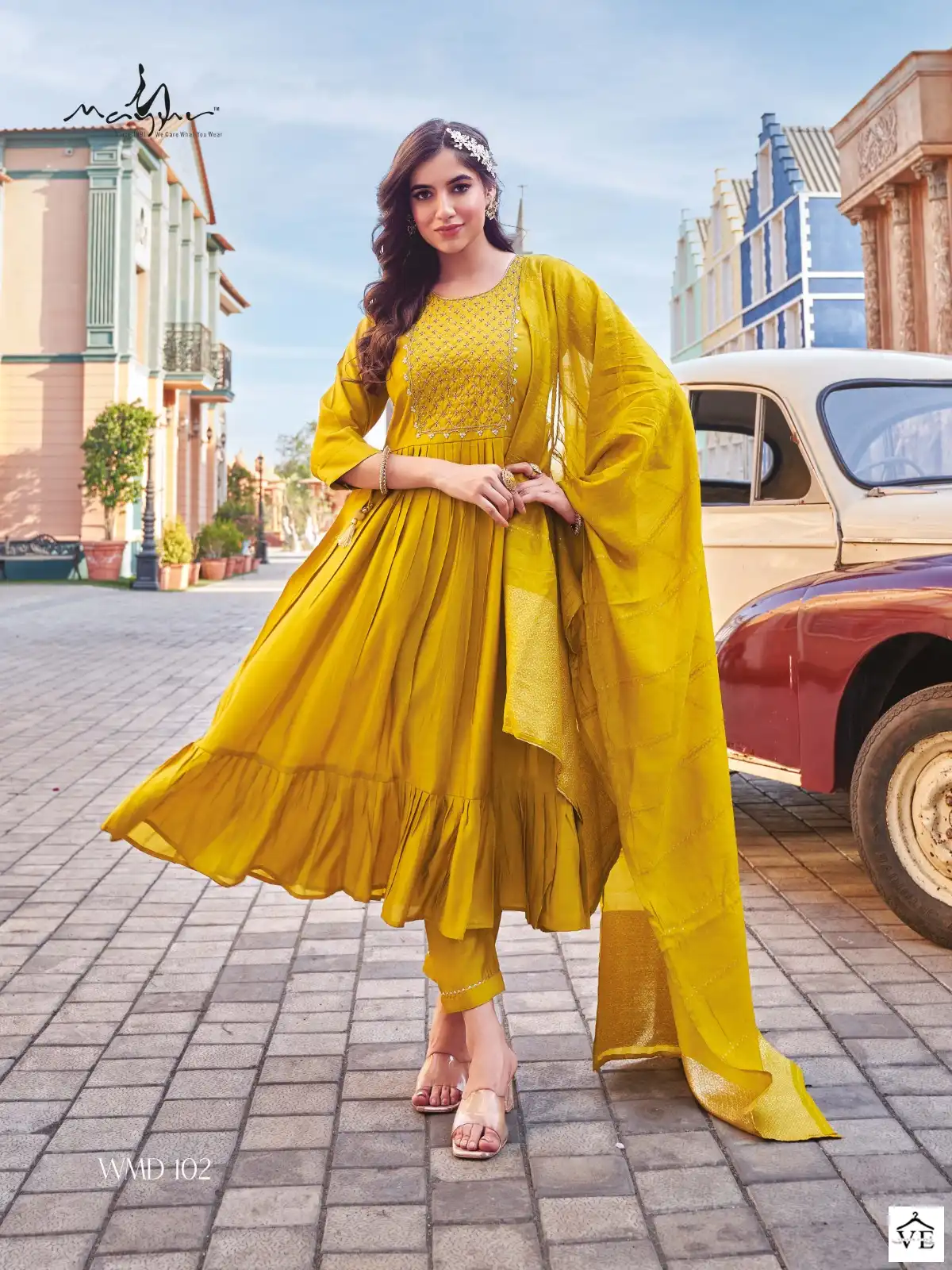 Mayur Wed Me Good Heavy Viscous Silk Wholesale Readymade Salwar Suit Catalog — Wholesale Salwar Suits, Mayur Dress wholesale from Surat - Gallery Image 3