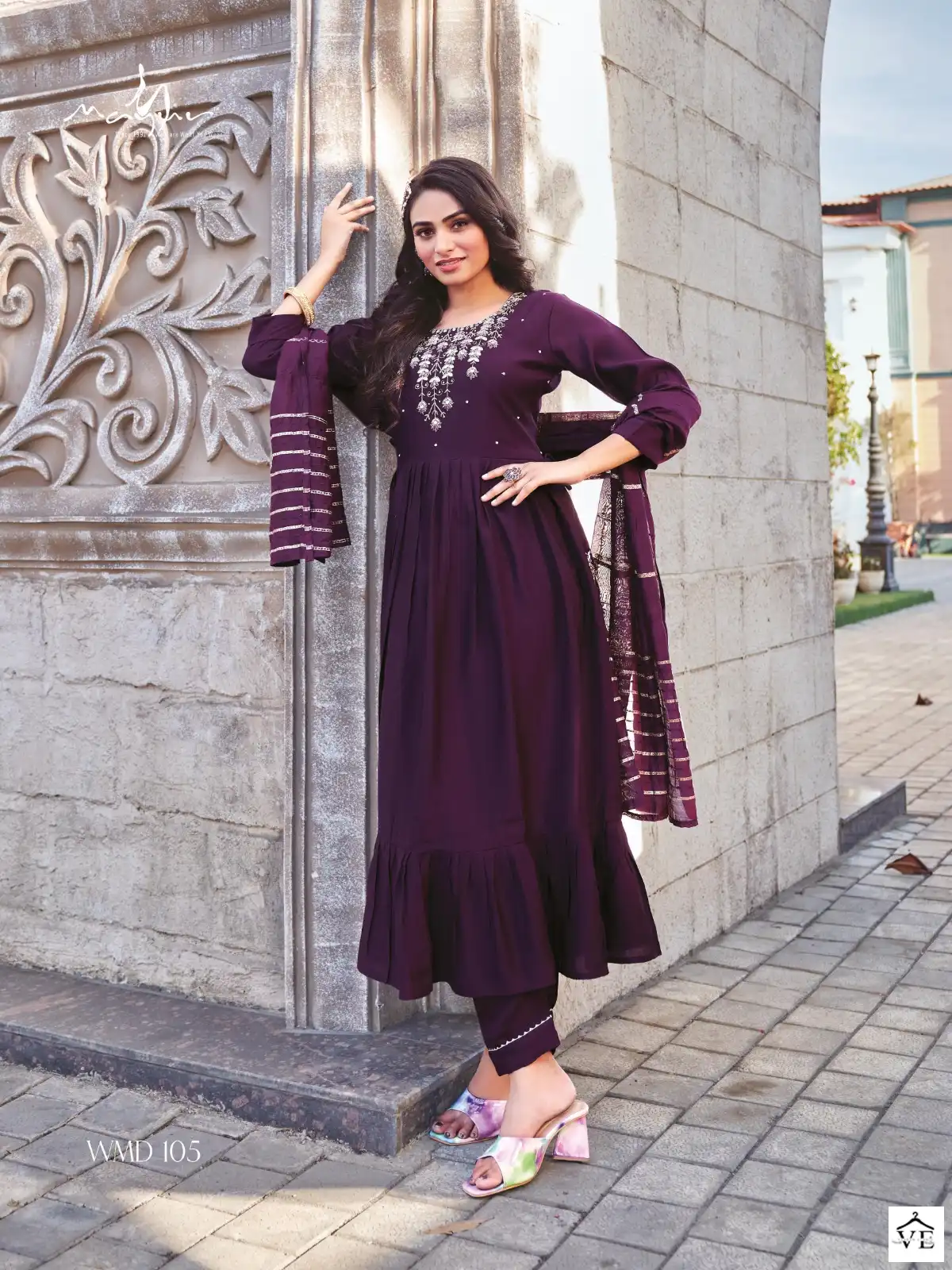 Mayur Wed Me Good Heavy Viscous Silk Wholesale Readymade Salwar Suit Catalog — Wholesale Salwar Suits, Mayur Dress wholesale from Surat - Gallery Image 5