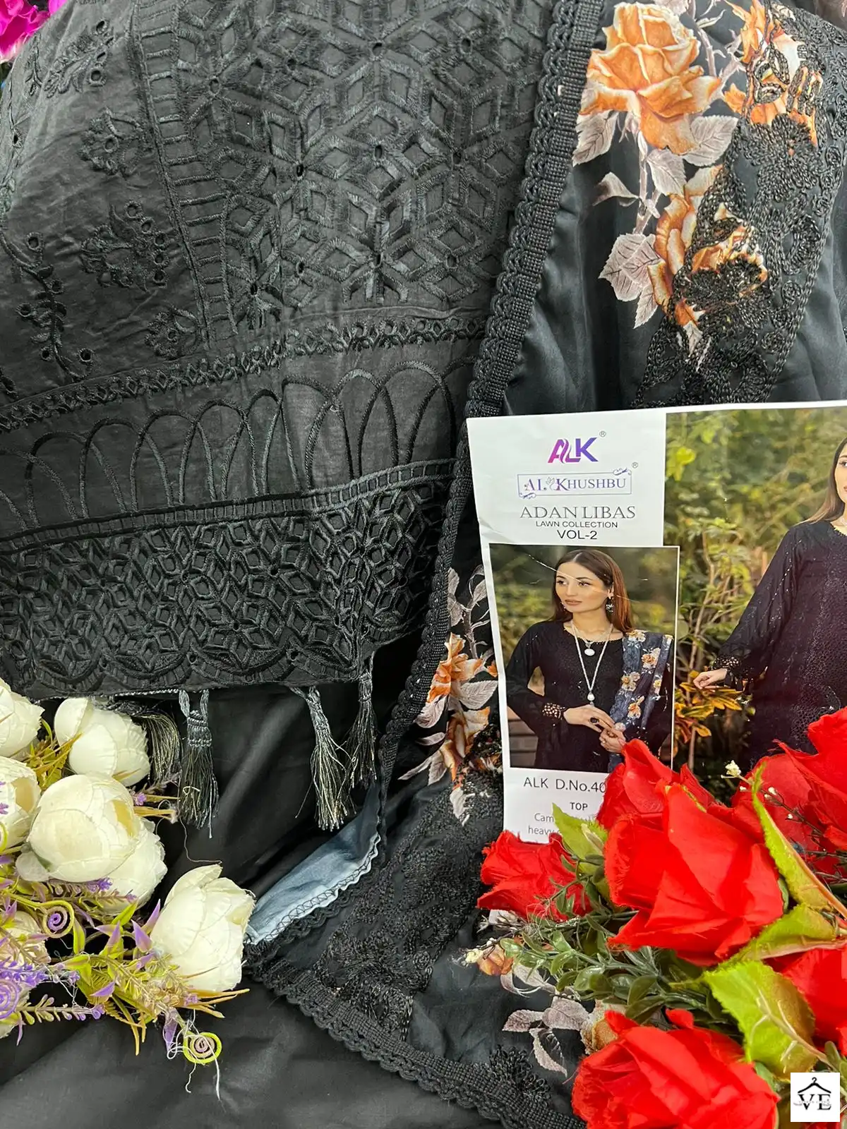 Al_Khushbu 4088 Pure Cambric Cotton Wholesale Pakistani Salwar Suit Catalog — Wholesale Salwar Suits, MPA wholesale from Surat - Gallery Image 3