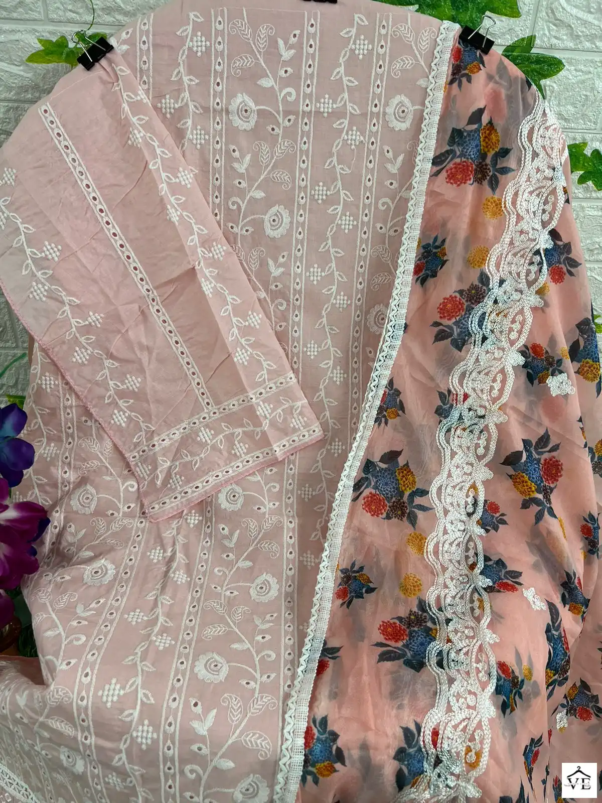 Al_Khushbu 4089 Pure Cambric Cotton Wholesale Pakistani Salwar Suit Catalog — Wholesale Salwar Suits, MPA wholesale from Surat - Gallery Image 2