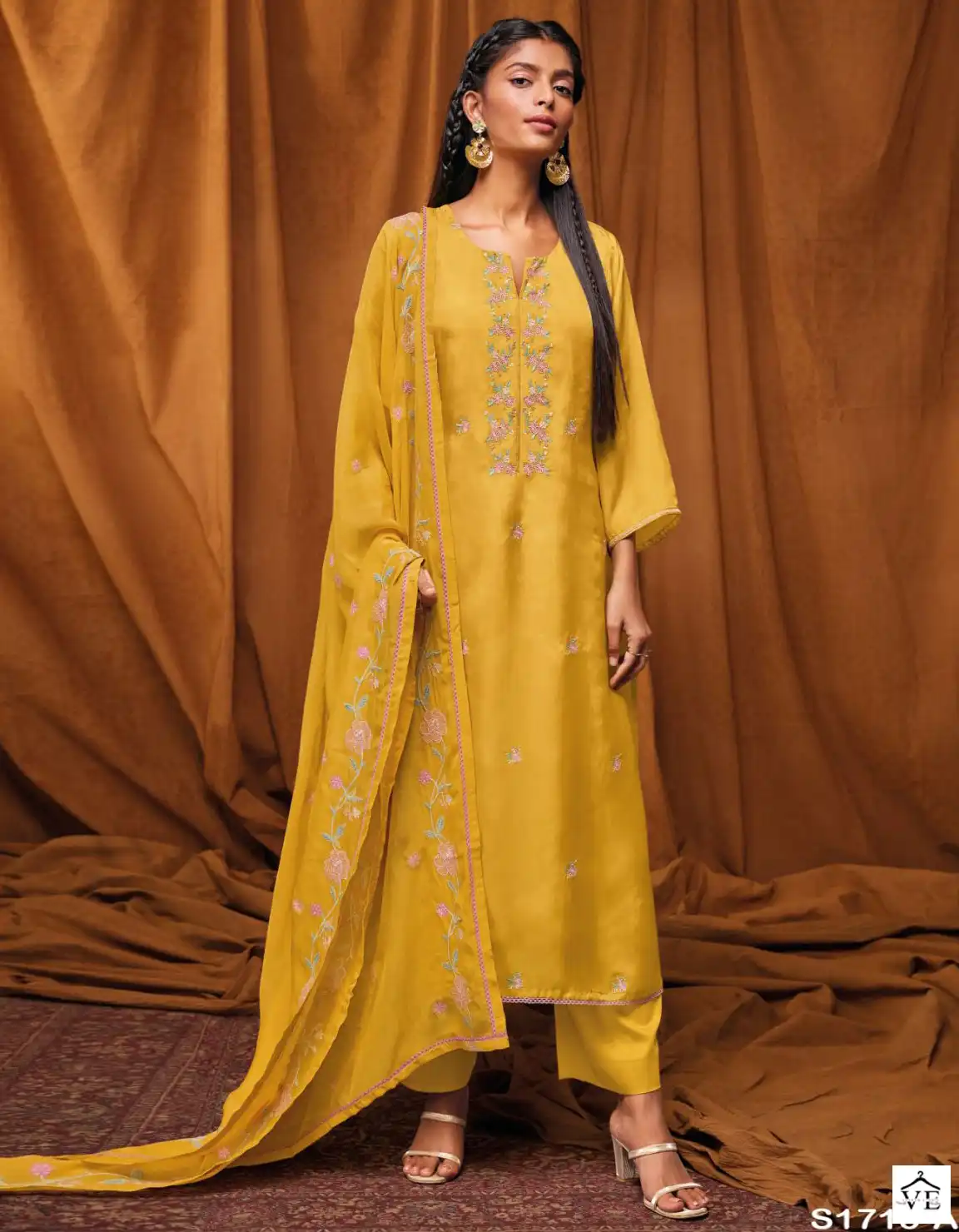Ganga Yahvi Premium Bemberg Silk Wholesale Designer Salwar Suit Catalog — Wholesale Salwar Suits, MPA wholesale from Surat — view 1