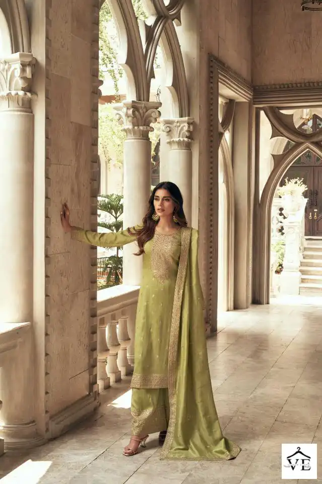 Aashirwad Zeeya Silk Wholesale Designer Salwar Suit Catalog — Wholesale Salwar Suits, Aashirwad Creation wholesale from Surat - Gallery Image 2