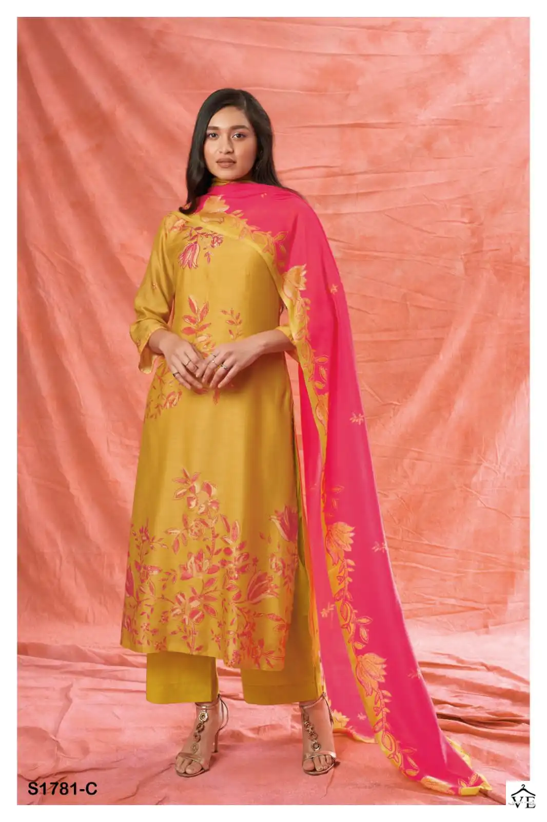 Ganga Zuriel 1781 Silk Wholesale Designer Salwar Suit Catalog — Wholesale Salwar Suits, Ganga wholesale from Surat - Gallery Image 3