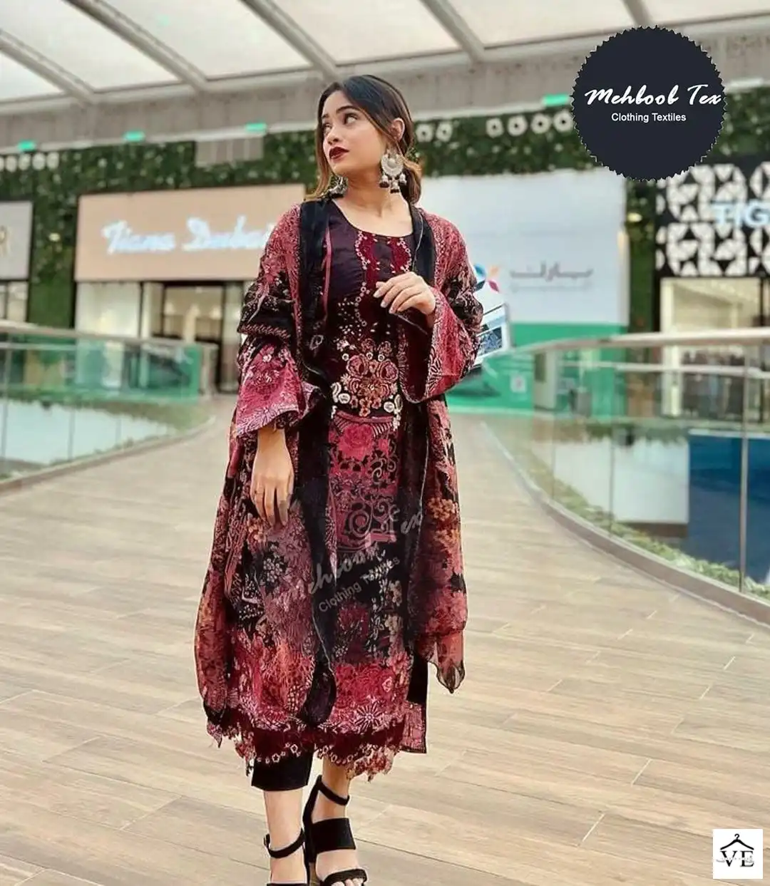 Mehboob Aayesha Vol 1 Pure Cotton Wholesale Pakistani Salwar Suit — Wholesale Salwar Suits, MPA wholesale from Surat - Gallery Image 3