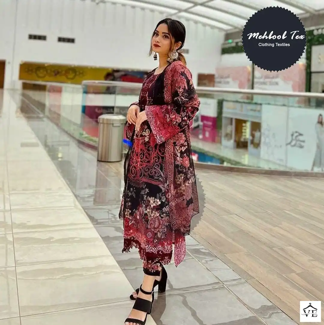 Mehboob Aayesha Vol 1 Pure Cotton Wholesale Pakistani Salwar Suit — Wholesale Salwar Suits, MPA wholesale from Surat - Gallery Image 4