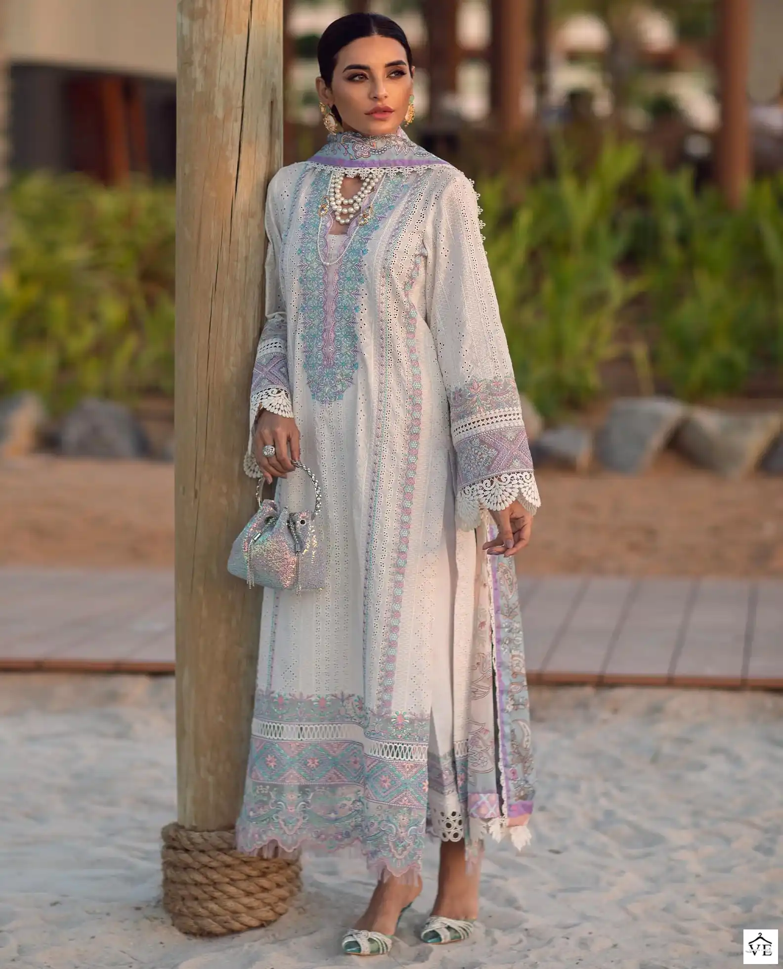 Ziaaz Code 329 Semi Stitched Cotton Wholesale Pakistani Salwar Suit Catalog — Wholesale Salwar Suits, MPA wholesale from Surat — view 1