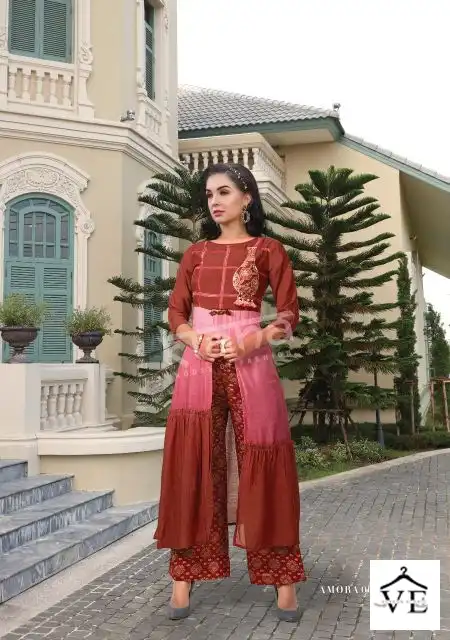 Kiana Amora Fancy Wholesale Kurti With Pant Catalog — Wholesale Kurtis, MPA wholesale from Surat — view 5