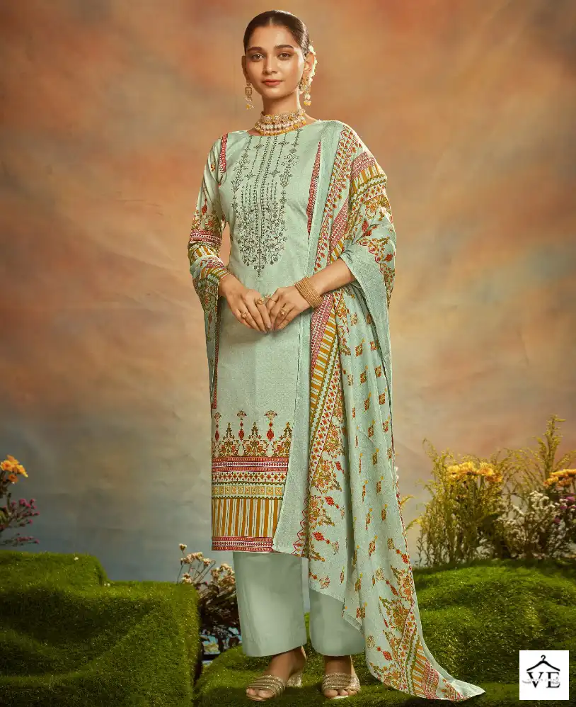 Azara Mussaret Vol 23 Pure Camric Cotton Wholesale Designer Salwar Suit Catalog — Wholesale Salwar Suits, MPA wholesale from Surat — view 1