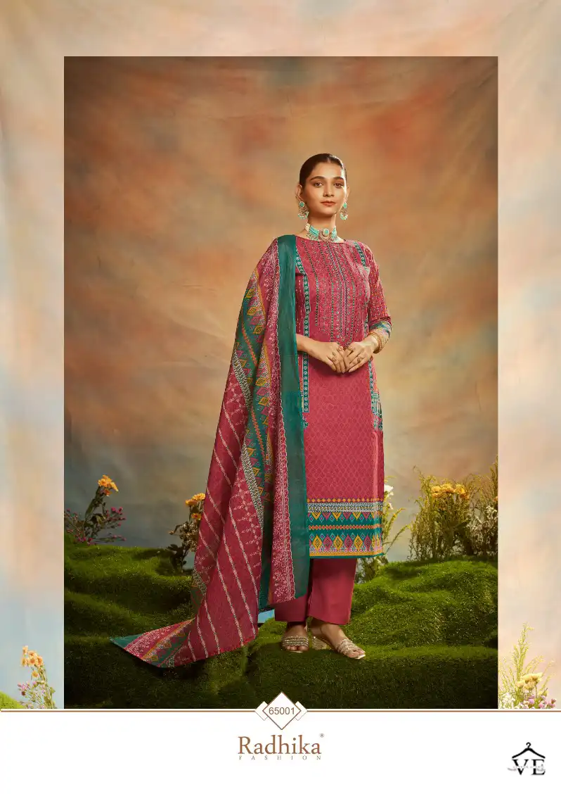 Azara Mussaret Vol 23 Pure Camric Cotton Wholesale Designer Salwar Suit Catalog — Wholesale Salwar Suits, MPA wholesale from Surat - Gallery Image 3