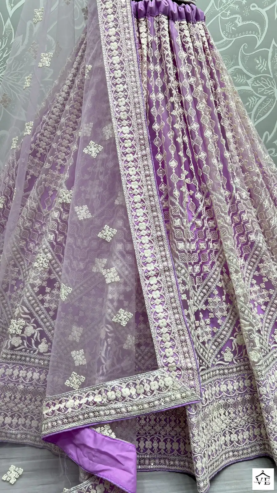 Anjani Art 2489A To 2489D Net Wholesale Lehenga Catalog — Wholesale Lehenga, MPA wholesale from Surat - Gallery Image 11