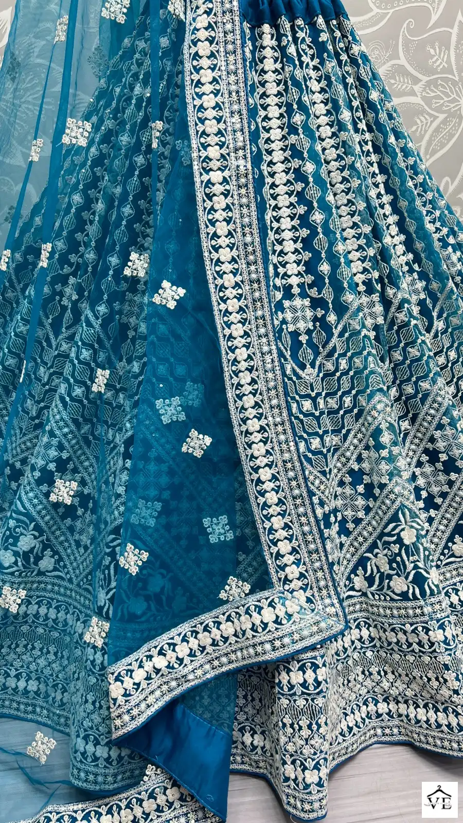 Anjani Art 2489A To 2489D Net Wholesale Lehenga Catalog — Wholesale Lehenga, MPA wholesale from Surat — view 17