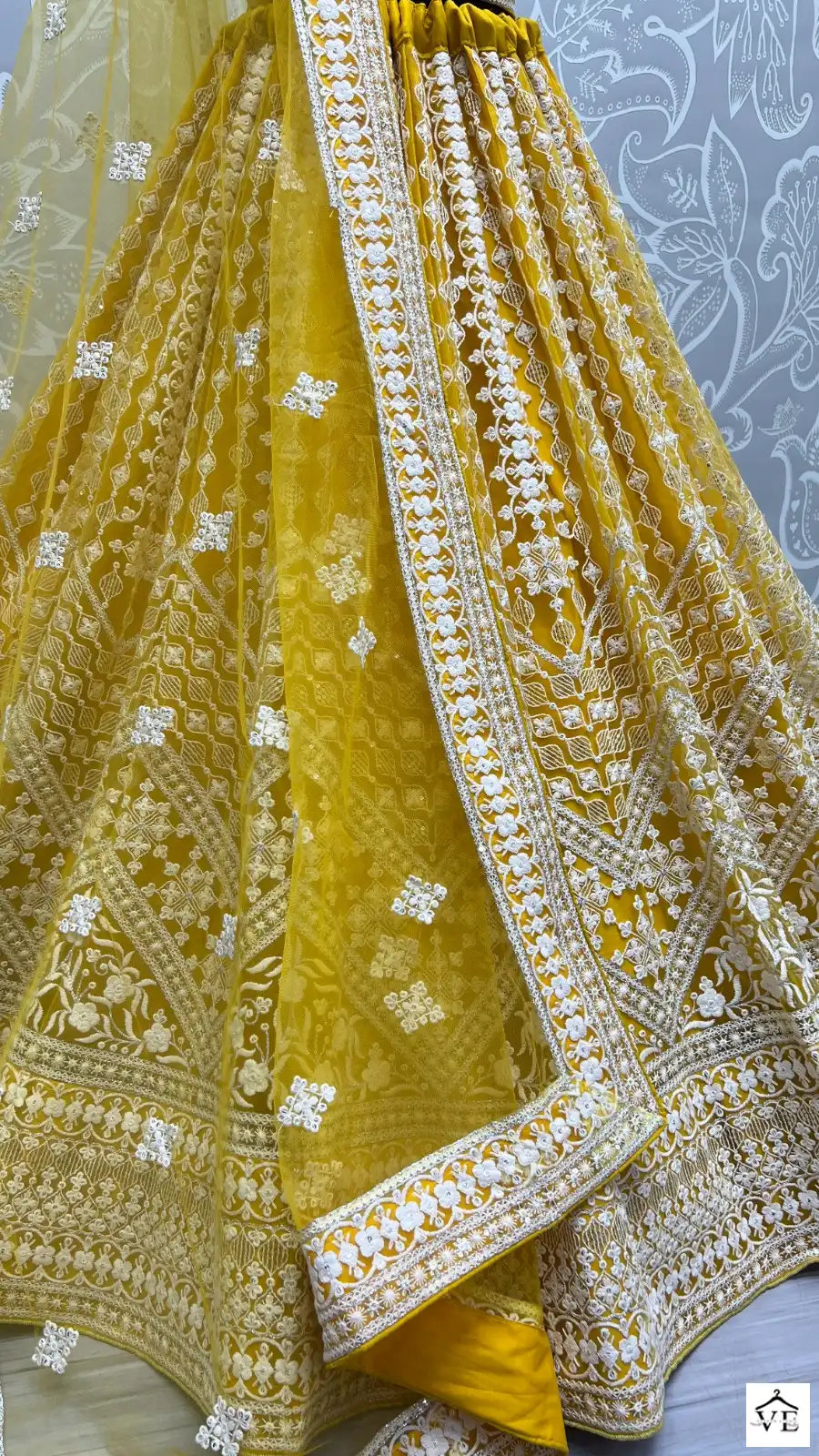 Anjani Art 2489A To 2489D Net Wholesale Lehenga Catalog — Wholesale Lehenga, MPA wholesale from Surat - Gallery Image 4
