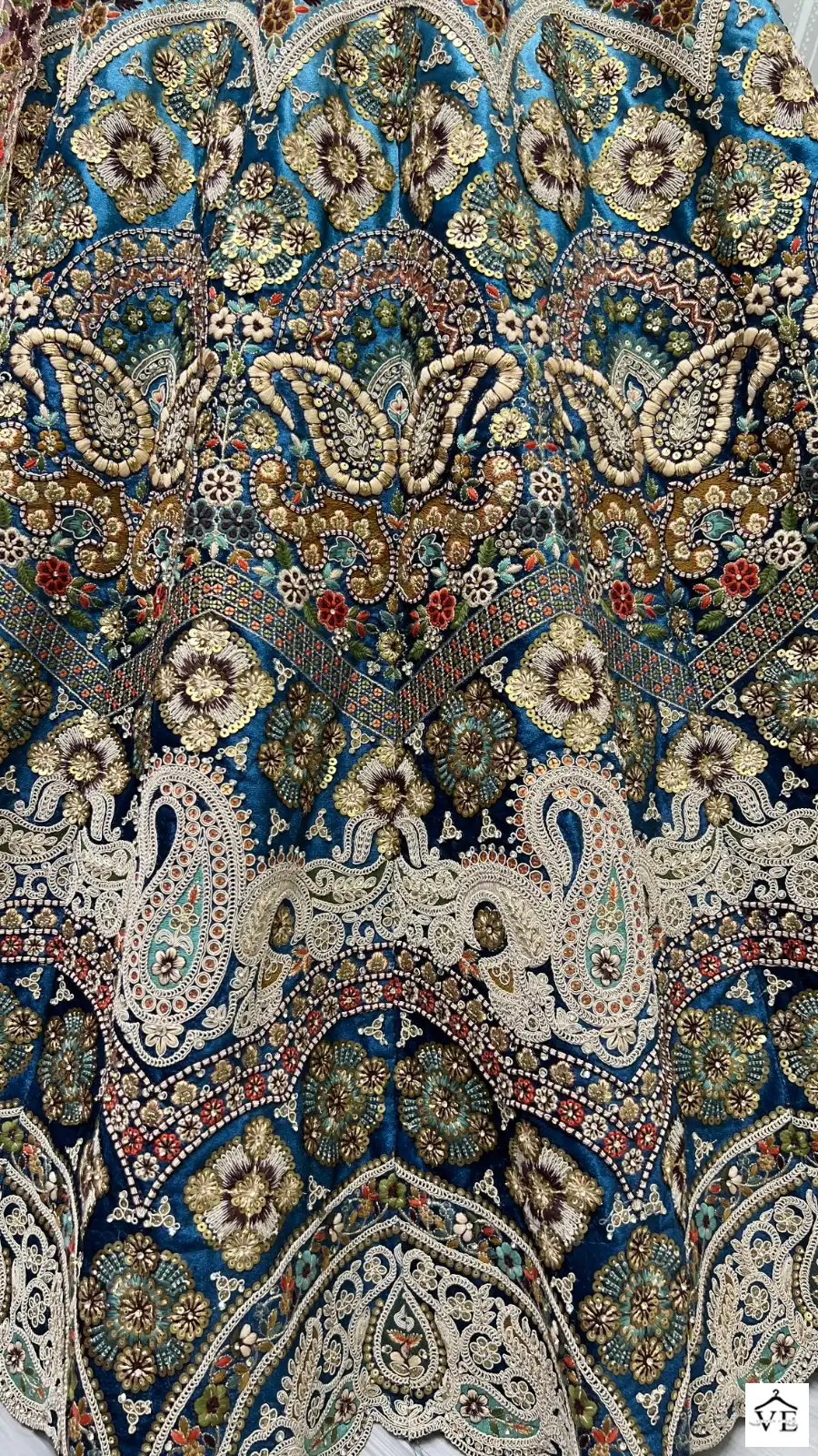 Anjani Art 2493A To 2493D Velvet Wholesale Lehenga Catalog — Wholesale Lehenga, MPA wholesale from Surat - Gallery Image 11