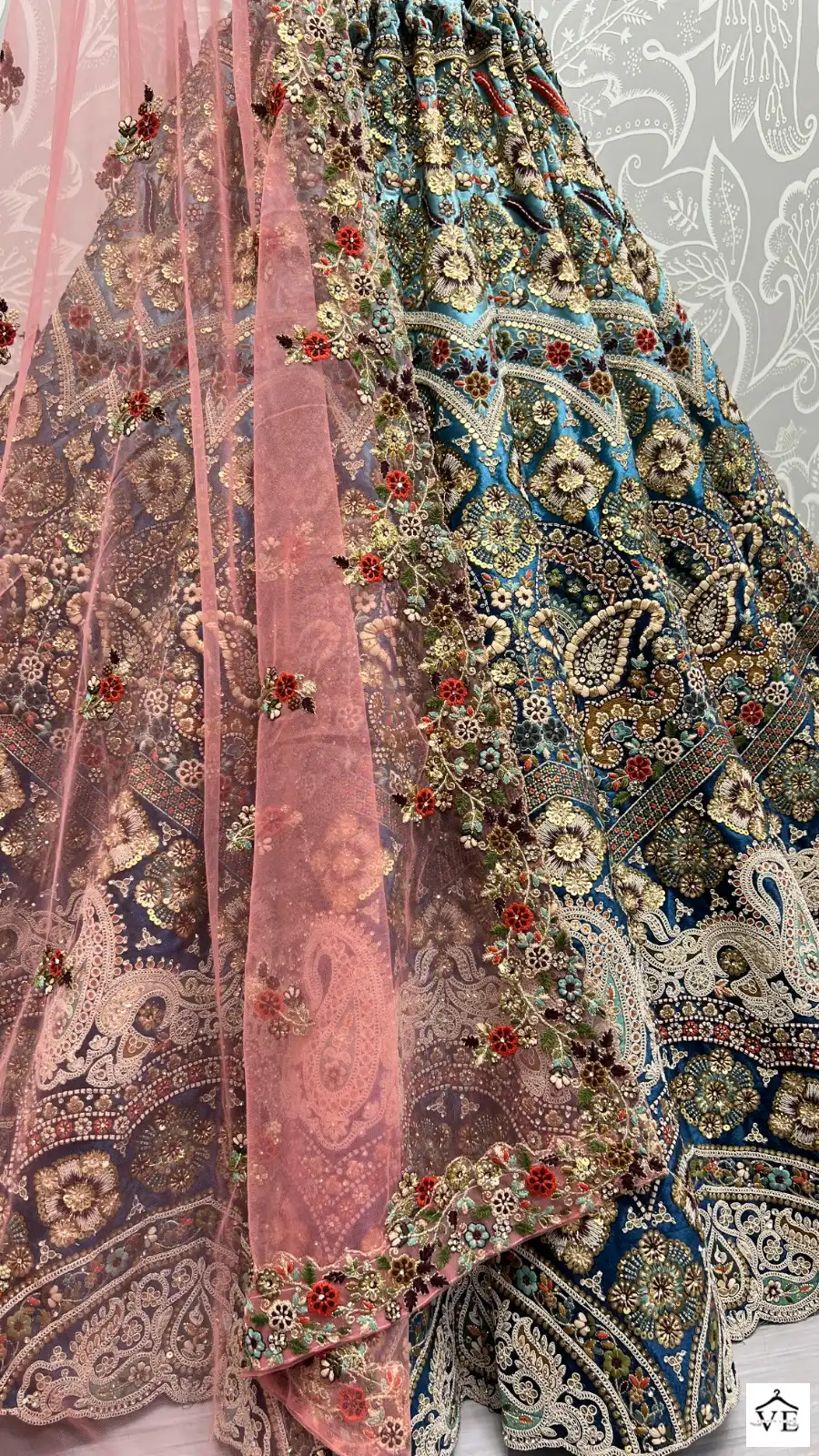 Anjani Art 2493A To 2493D Velvet Wholesale Lehenga Catalog — Wholesale Lehenga, MPA wholesale from Surat - Gallery Image 12