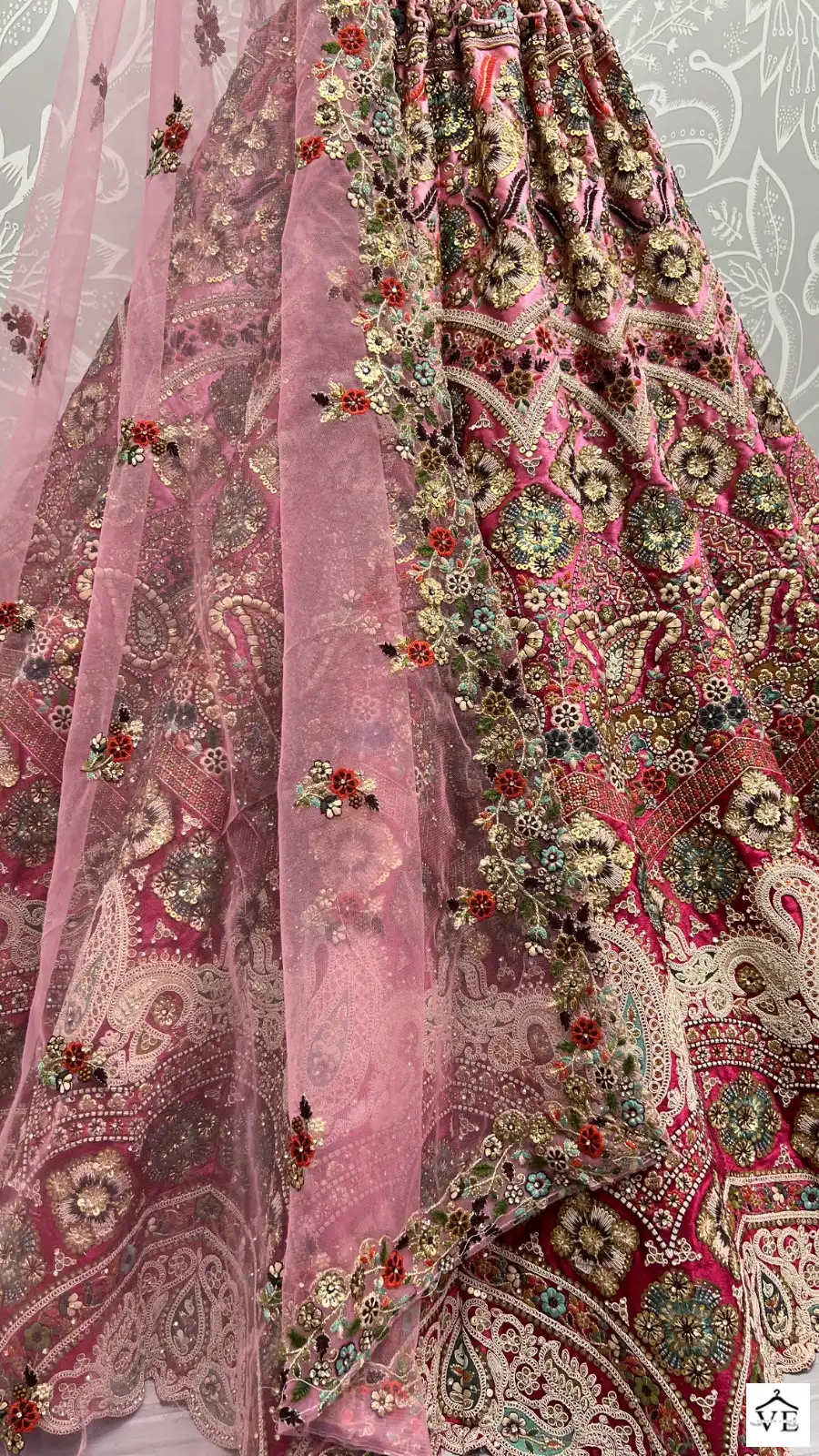 Anjani Art 2493A To 2493D Velvet Wholesale Lehenga Catalog — Wholesale Lehenga, MPA wholesale from Surat — view 17
