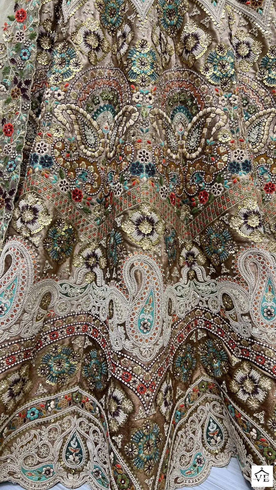 Anjani Art 2493A To 2493D Velvet Wholesale Lehenga Catalog — Wholesale Lehenga, MPA wholesale from Surat - Gallery Image 4
