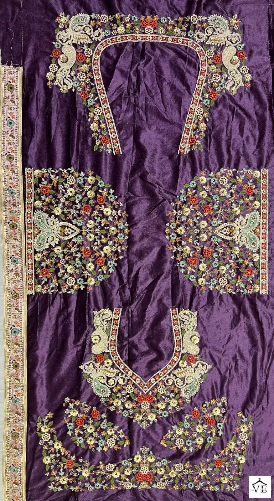 Anjani Art 2493A To 2493D Velvet Wholesale Lehenga Catalog — Wholesale Lehenga, MPA wholesale from Surat - Gallery Image 7