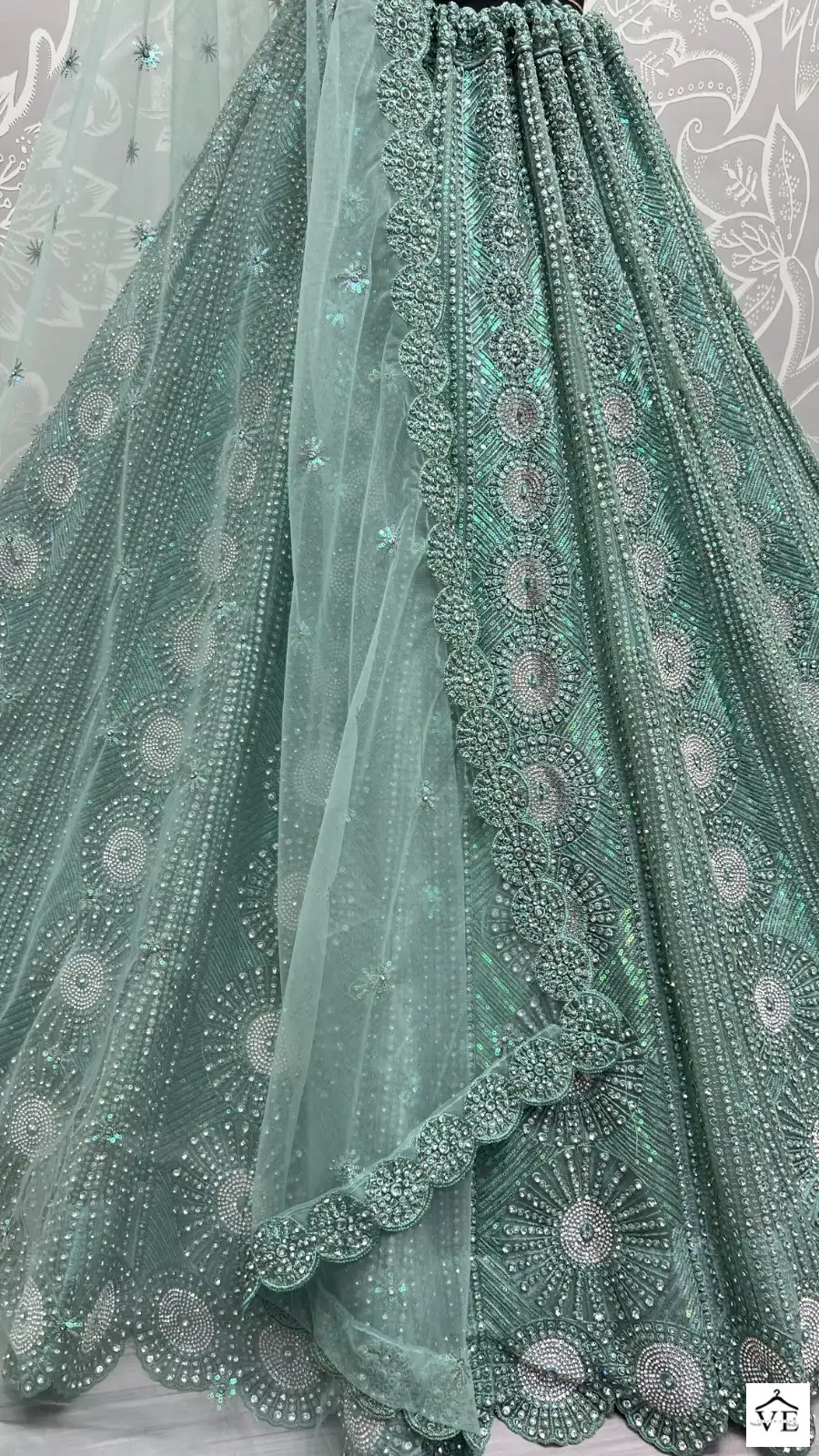 Anjani Art 2498 Net Wholesale Bridal Lehenga Catalog — Wholesale Lehenga, MPA wholesale from Surat - Gallery Image 10