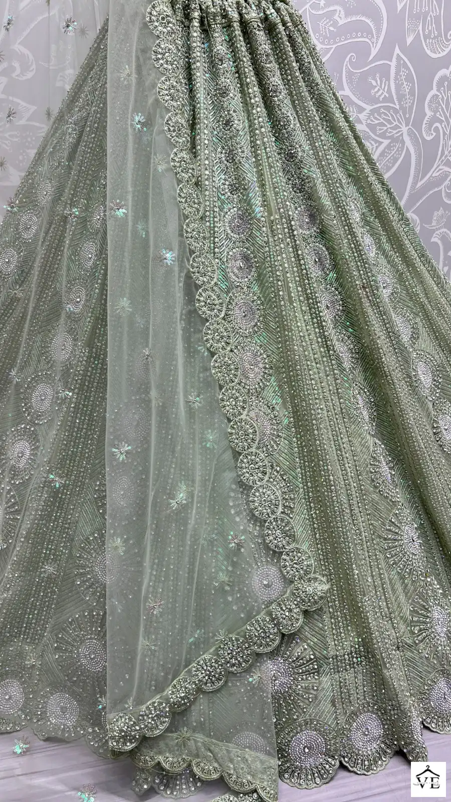 Anjani Art 2498 Net Wholesale Bridal Lehenga Catalog — Wholesale Lehenga, MPA wholesale from Surat - Gallery Image 2