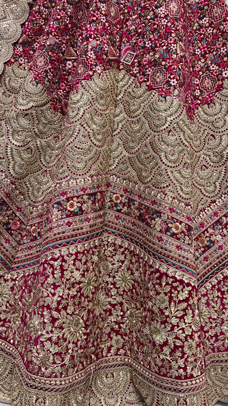 Anjani Art 2505A to 2505C Velvet Wholesale Lehenga Catalog — Wholesale Lehenga, MPA wholesale from Surat — view 13