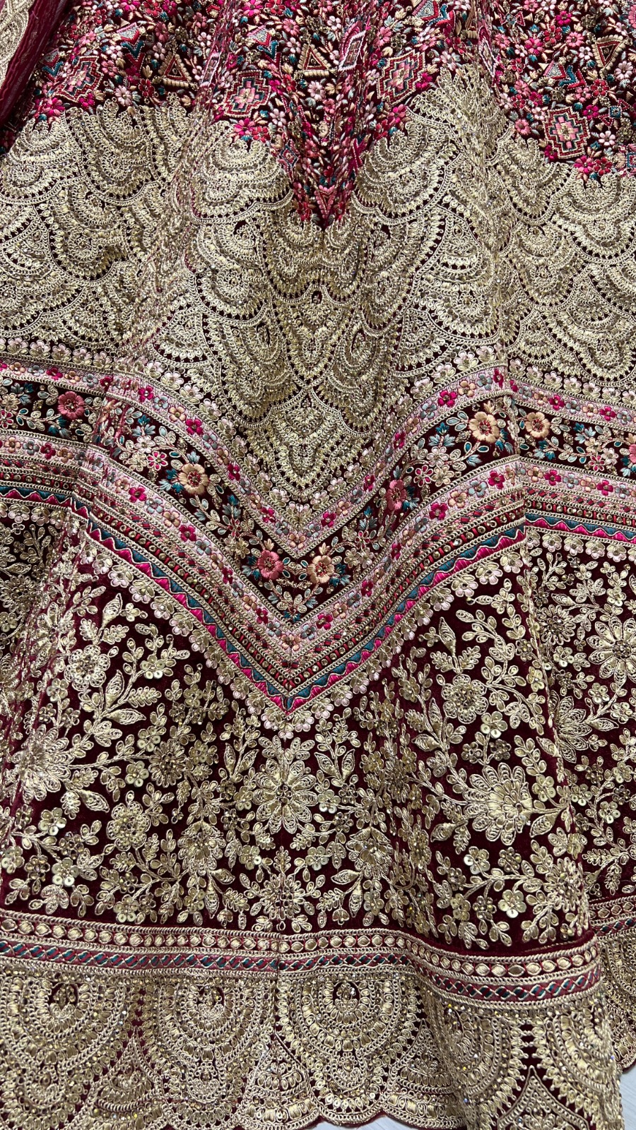 Anjani Art 2505A to 2505C Velvet Wholesale Lehenga Catalog — Wholesale Lehenga, MPA wholesale from Surat - Gallery Image 7