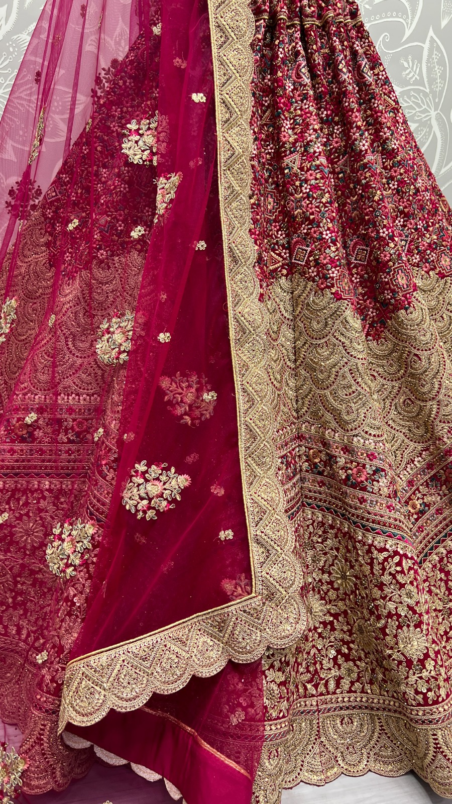 Anjani Art 2505A to 2505C Velvet Wholesale Lehenga Catalog — Wholesale Lehenga, MPA wholesale from Surat - Gallery Image 10
