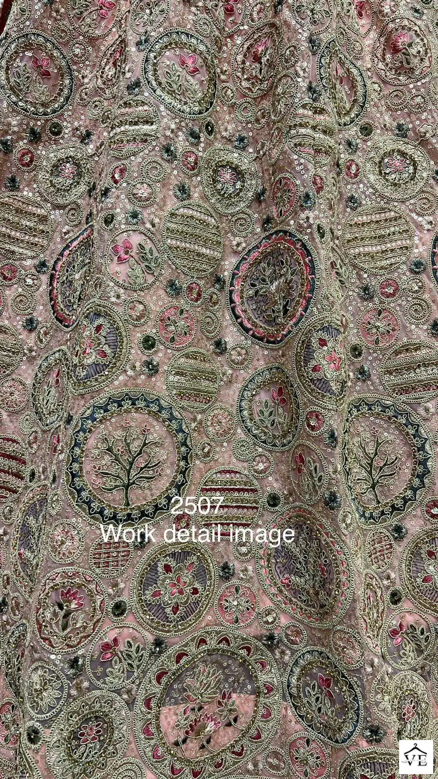 Anjani Art 2507 Heavy Net Wholesale Lehenga Catalog — Wholesale Lehenga, MPA wholesale from Surat — view 4