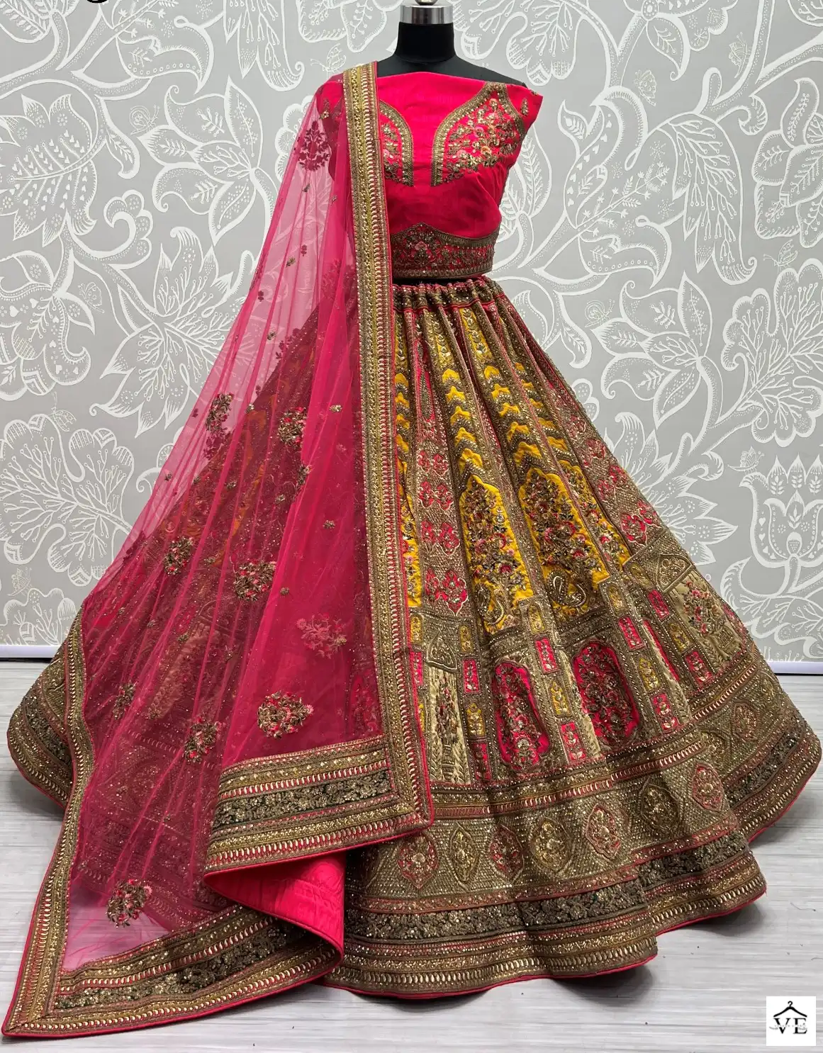 Anjani Art 2508 Silk Wholesale Bridal Lehenga Catalog — Wholesale Lehenga, MPA wholesale from Surat — view 1