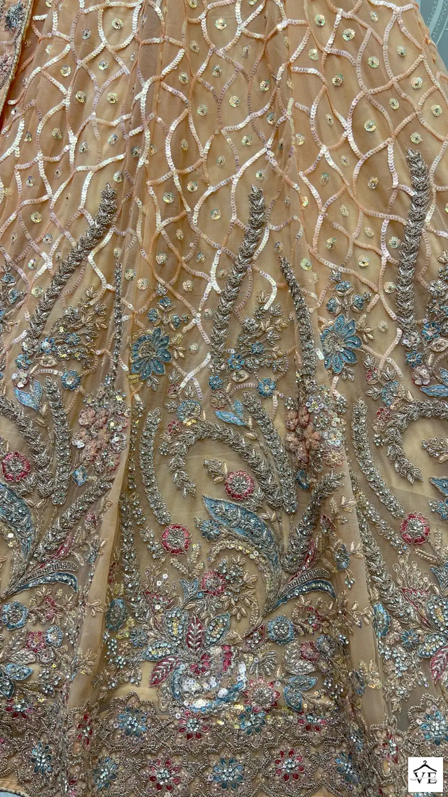 Anjani Art 2509 Heavy Net Wholesale Bridal Lehenga Catalog — Wholesale Lehenga, MPA wholesale from Surat - Gallery Image 15