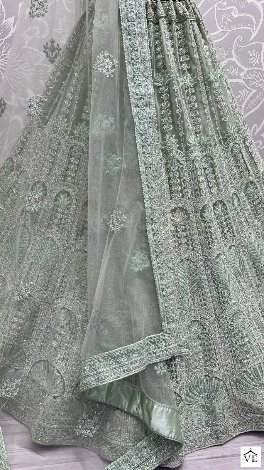 Anjani Art 2511 Heavy Net Wholesale Bridal Lehenga Catalog — Wholesale Lehenga, MPA wholesale from Surat - Gallery Image 5