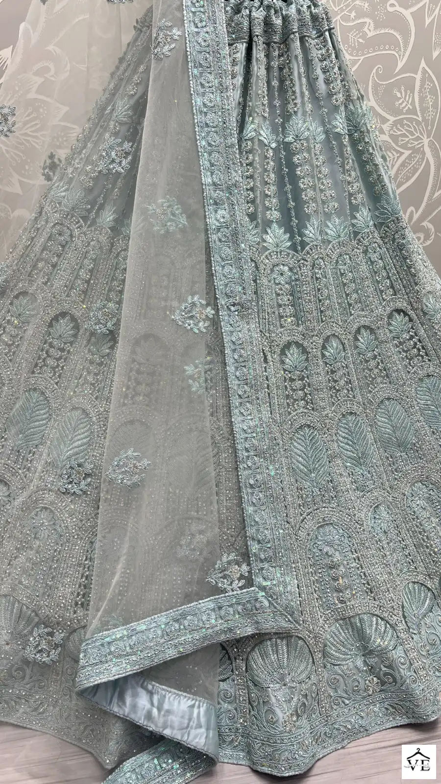 Anjani Art 2511 Heavy Net Wholesale Bridal Lehenga Catalog — Wholesale Lehenga, MPA wholesale from Surat — view 8