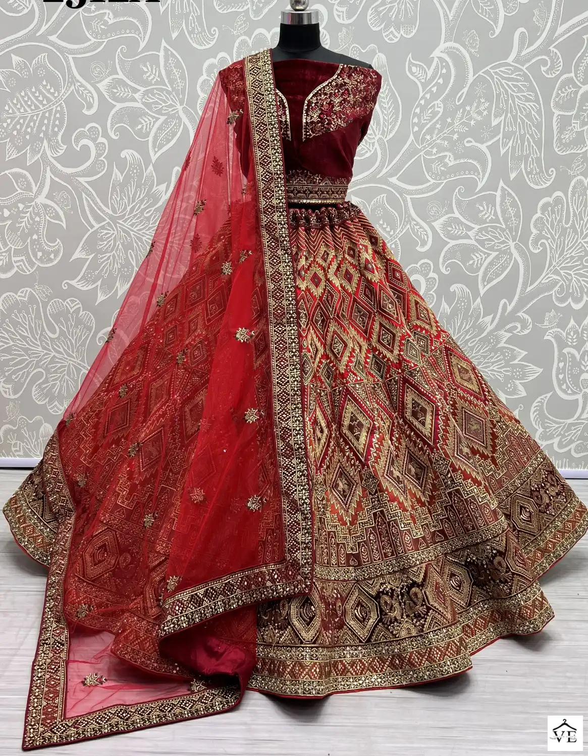 Anjani Art 2512 Silk Wholesale Bridal Lehenga Catalog — Wholesale Lehenga, MPA wholesale from Surat — view 1