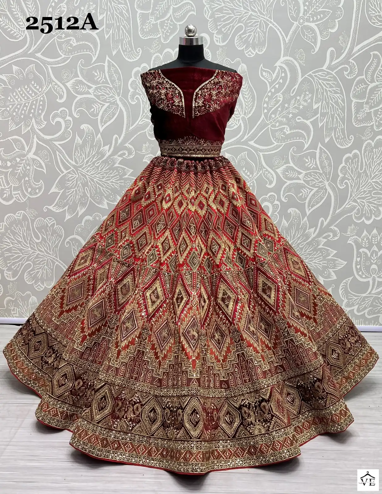 Anjani Art 2512 Silk Wholesale Bridal Lehenga Catalog — Wholesale Lehenga, MPA wholesale from Surat — view 9