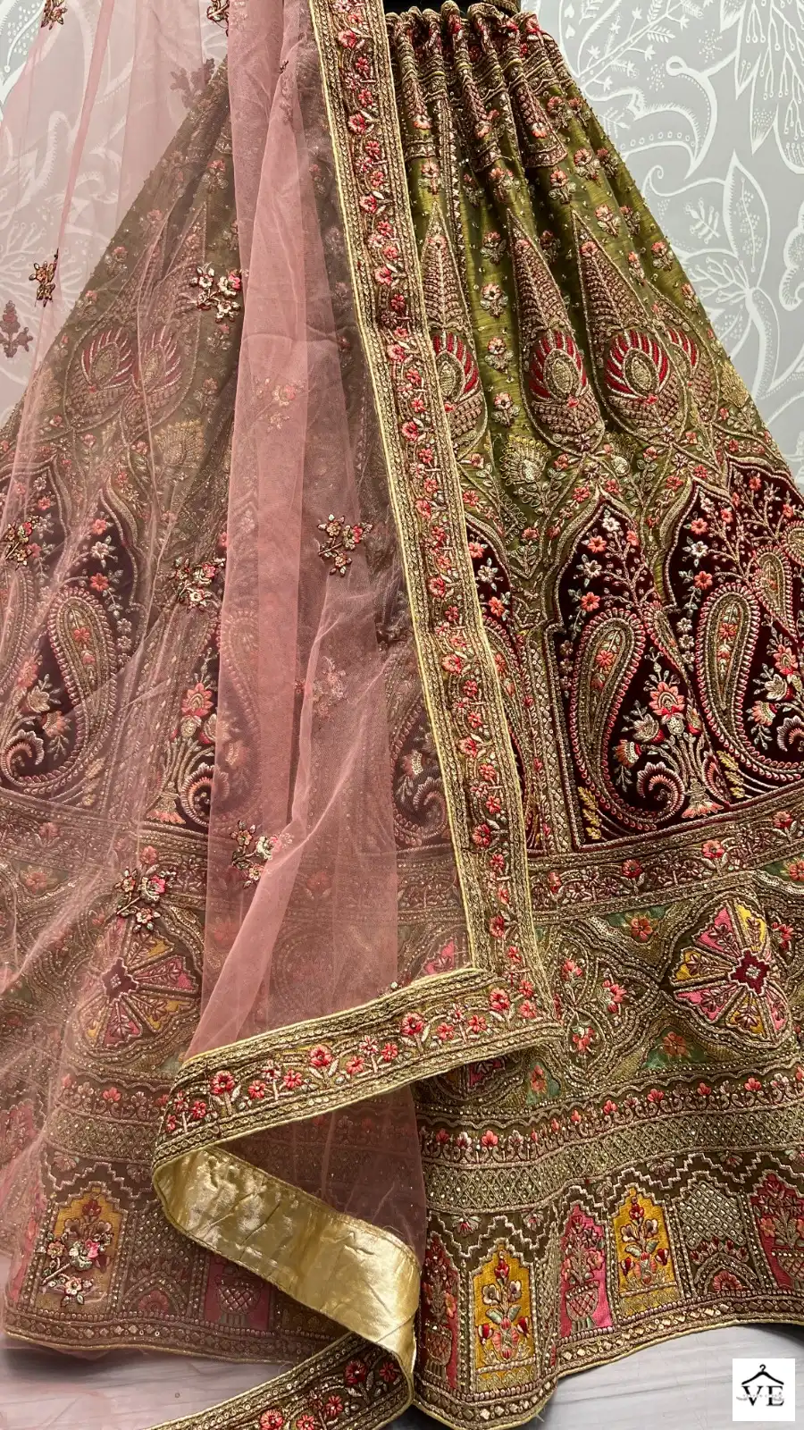Anjani Art 2514 Bridal Net Wholesale Bridal Lehenga Catalog — Wholesale Lehenga, MPA wholesale from Surat - Gallery Image 16